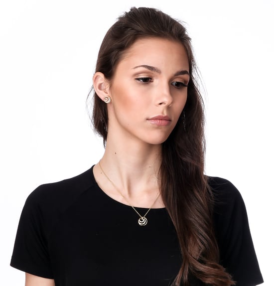 Orphelia 'Elaine' Damenkette aus 925 Sterling Silber mit Anhänger - Gold ZH-7084/2 - Image 5