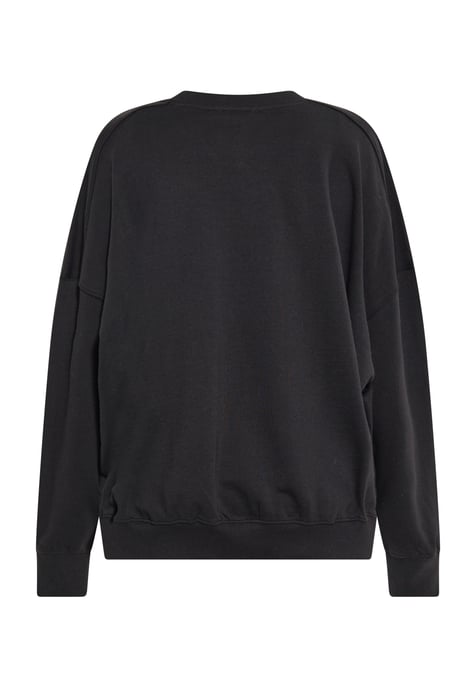 Mymo Sweatshirt Damen schwarz - Image 4