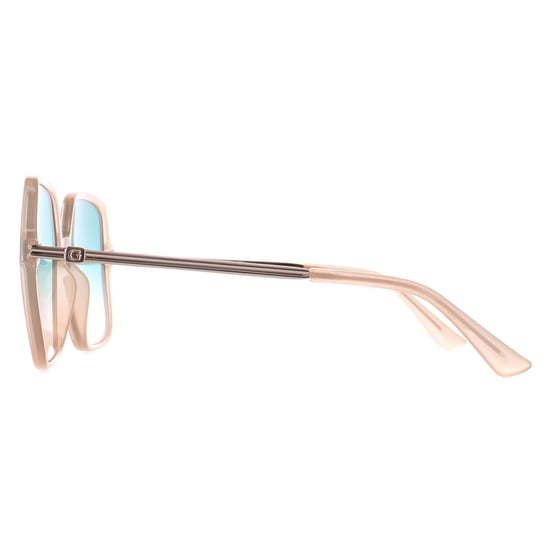Guess Square Womens Glänzend Beige Grün Farbverlauf GU7845 - Image 3