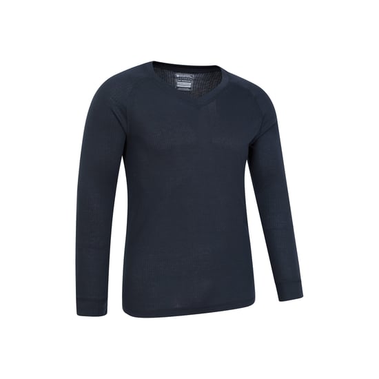 Mountain Warehouse Mens Talus V Neck Thermal Top (Navy)