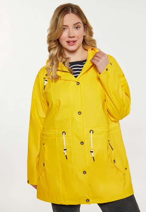 Schmuddelwedda Curvy Regenmantel Damen gelb - Image 3