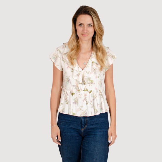 Floral Peplum Blouse