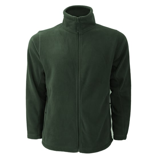 Russell Mens Full Zip Outdoor Fleece Jacke (Flaschengrün) - Image 1