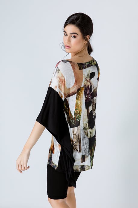 Asymmetrische Print-Tunika - Image 5