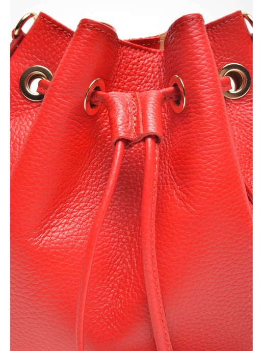 Carla Ferreri SS22 CF 1400 Rouge Cuir de vachette Sac - Image 3