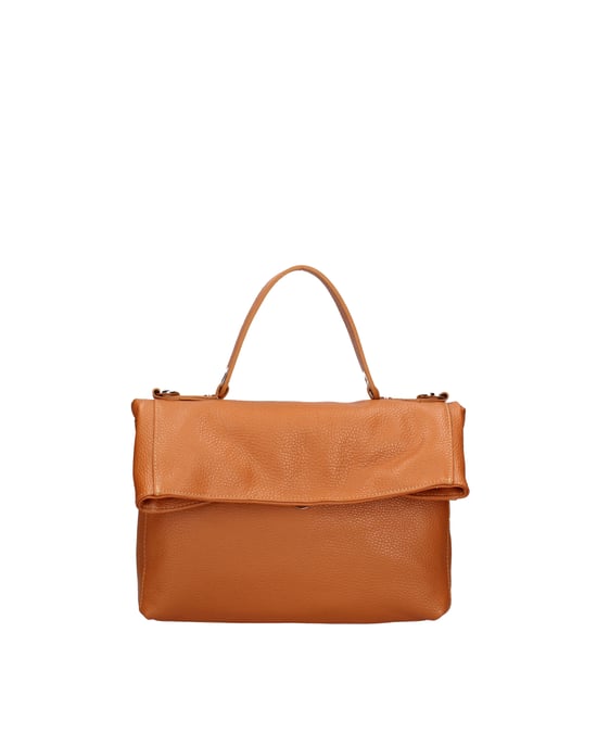 Viola Castellani Umhängetasche, die in einen Rucksack umgewandelt werden kann, Damen, COGNAC - Image 1
