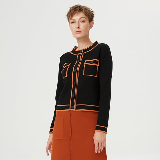 Kurze Jacke mit kontrastierenden Borten - Image 3