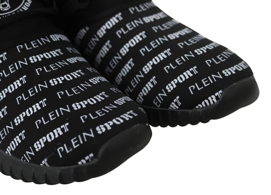 Plein Sport Men's Black Polyester Runner Henry Sneakers Shoes