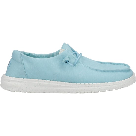 HEYDUDE Wendy Canvas 100% Baumwolle Damen Türkis Loafers - Image 5