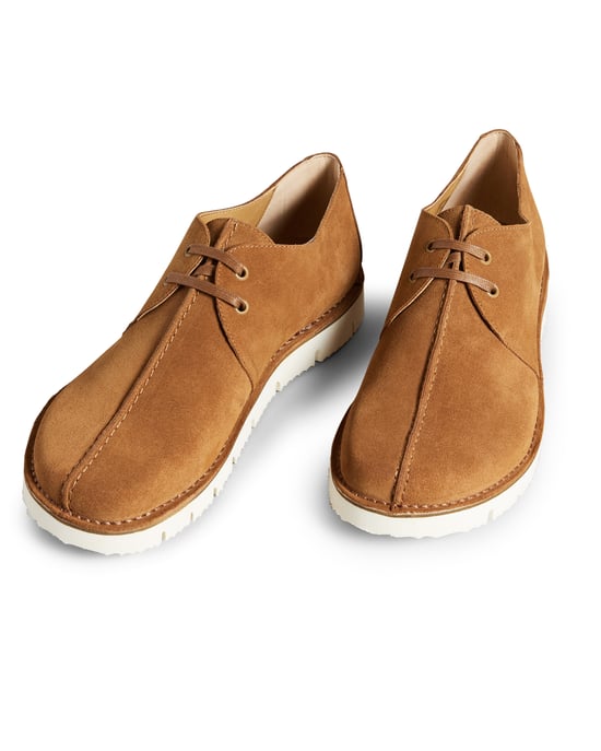Ted Baker Lawton Suede Lace Up Shoe, Brown