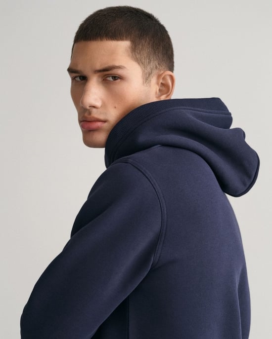 Gant Regular Archive Shield Hoodie Sweatshirt - Image 3