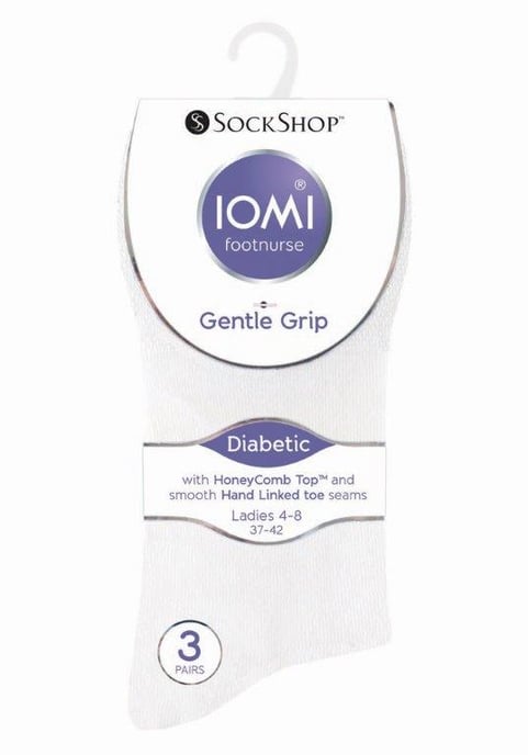 Damen 6er Pack nicht elastische Diabetikersocken mit handgekettelten Zehennähten - Image 2