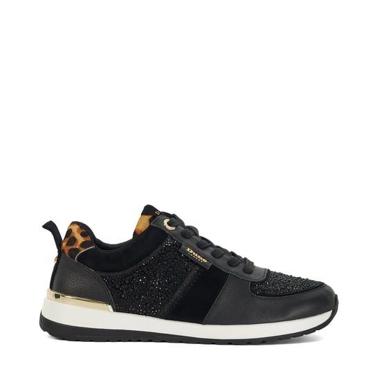 Dune Ladies Ego - Glitter Detail Lace Up Trainers