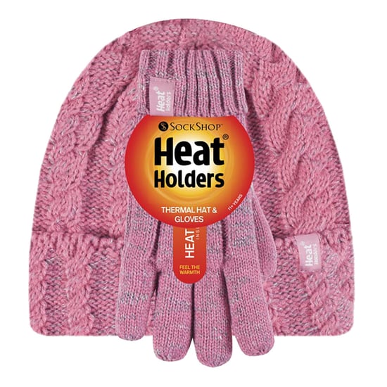 Wärmehalter - Kinder Mädchen niedlich Kabel gestrickt warm Fleece gefüttert Pompom Wintermütze und Handschuhe Set mit Bommel - CS4P14 - Image 2