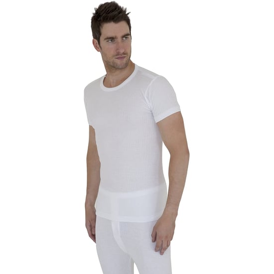 FLOSO - T-shirt thermique à manches courtes (en viscose) - Homme (Blanc) - Image 2
