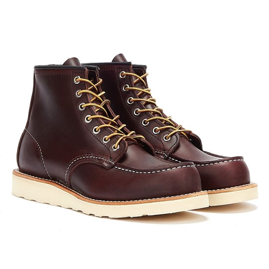 Red Wing Schuhe Classic Moc Toe Excilbur Mens Black Cherry Stiefel - Image 1