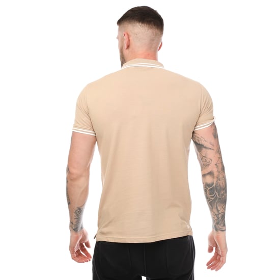 Men's One True Saxon Dixon Polo Shirt in Sand - Image 2