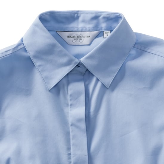 Russell - Langärmelige Stretch-Bluse - Damen (Hellblau) - Image 5