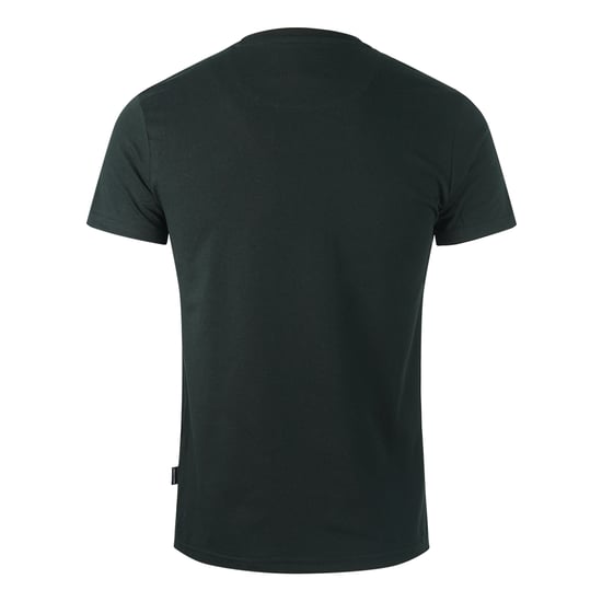 Aquascutum Union Jack Flag Logo Black T-Shirt