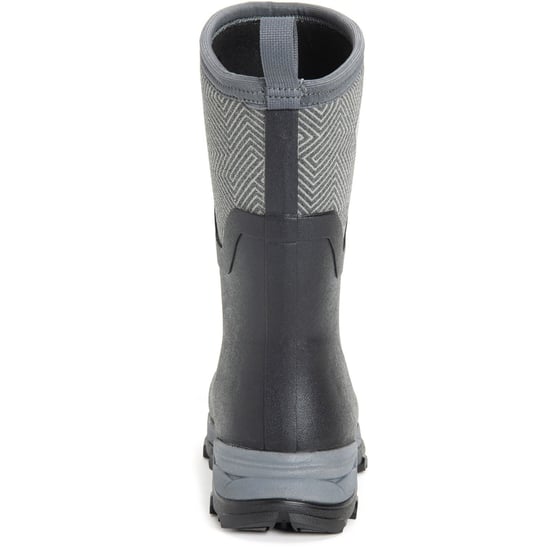 Muck Boots Arctic Ice Mid AGAT Gummi Schwarz/Grau Geometrische Gummistiefel - Image 2