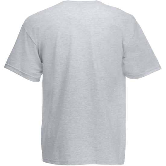 Fruit Of The Loom Valueweight T-shirt für Männer mit V-Ausschnitt, kurzärmlig (Grau meliert) - Image 2