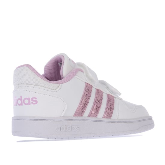 Girl's adidas Infant Hoops 2.0 Trainers in White