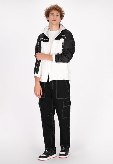 Mo Jacke Herren weiss schwarz - Image 2