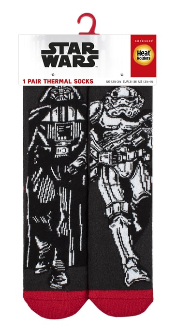 Kinder Star Wars Socken | Wärmehalter Lite | Winter-Neuheit Socken für Jungen - Darth & Stormtrooper - Image 2
