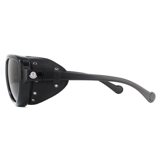 Moncler Lunettes De Soleil ML0089 01D Smoke Noir Smoke Polarisé - Image 3