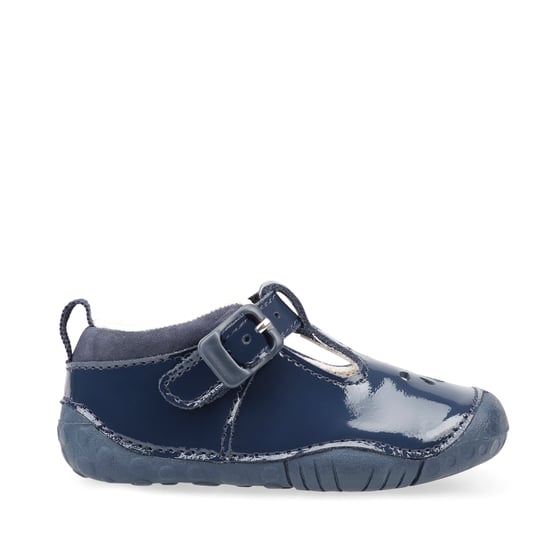 Start-Rite Baby Bubble Navy Patent Leather Pre Walker Shoes