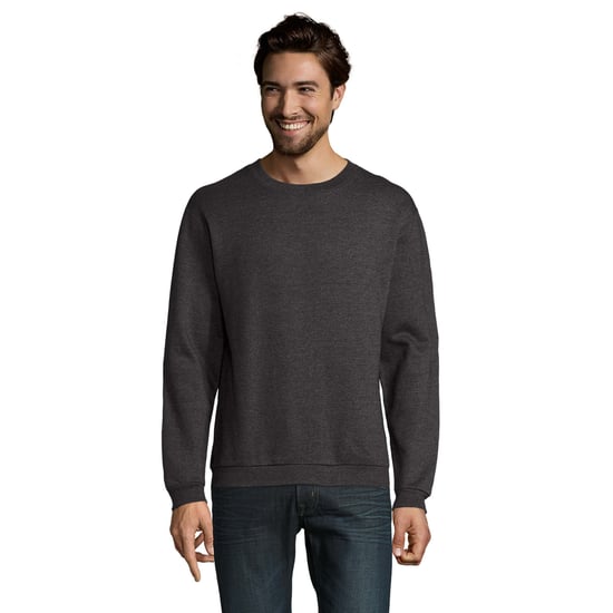 SOLS - "Spider" Sweatshirt Rundhalsausschnitt für Herren (Holzkohle meliert) - Image 1