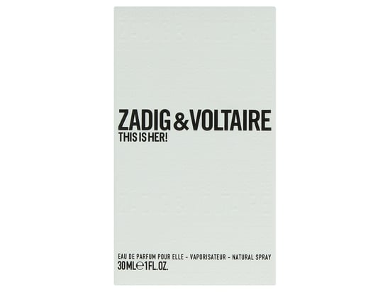 Zadig & Voltaire Dies ist ihr Edp Spray 30ml - Image 2