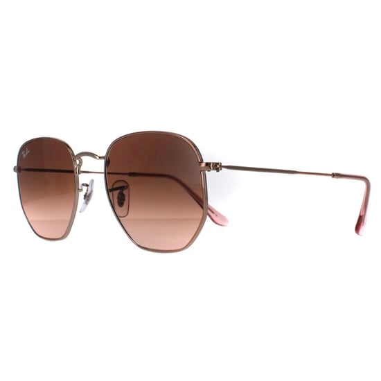 Ray-Ban Square Unisex Kupferbraun Gradient RB3548N Sechseckig - Image 1