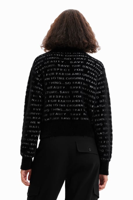 Desigual Damen Schwarz Strickware - Image 2