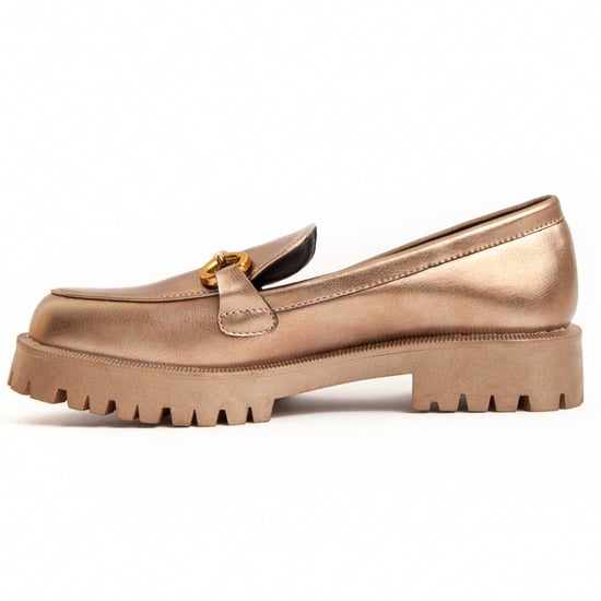 Montevita Platform Moccasin Macca3 In Gold