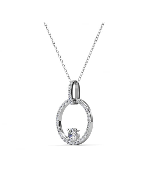Anhänger Amory - Argenté et cristal - Image 3