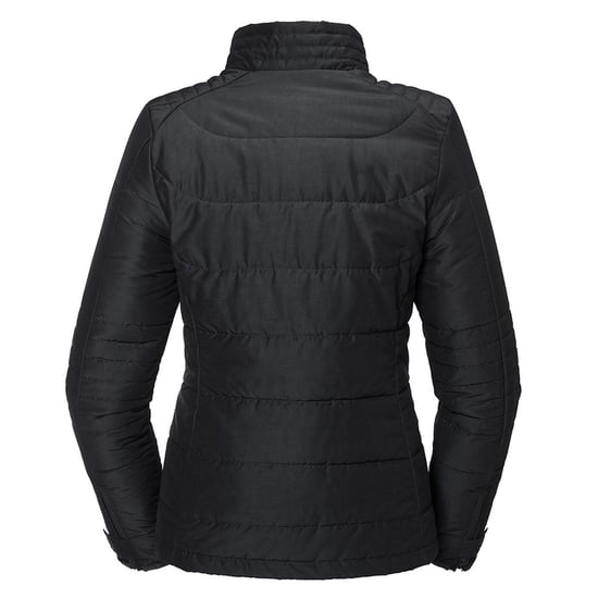 Russell Womens/Ladies Cross Wattierte Jacke (Schwarz) - Image 2