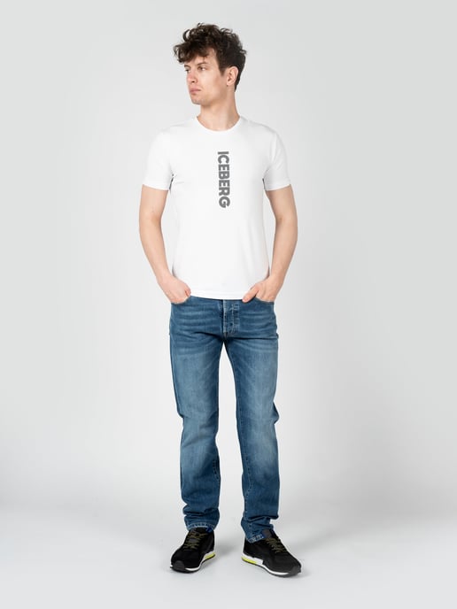 Iceberg T-Shirt C-Neck Herren weiß - Image 2