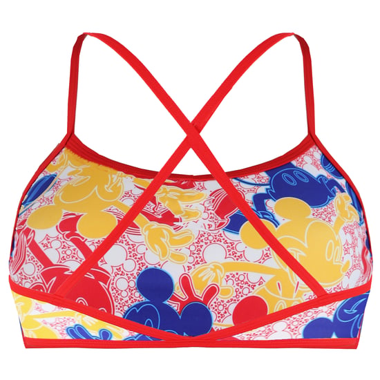 Speedo All Over Print Disney Mickey Mouse Junior Two Pieces Swimsuit 8 08111C820
