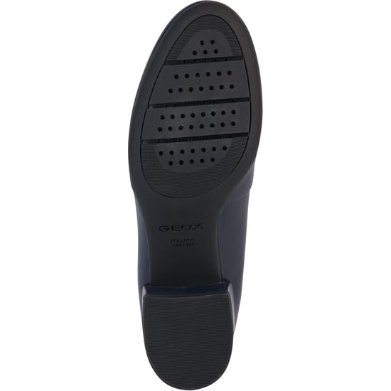 Geox D ELEANA A Leder Rindsleder Vollnarben Damen Navy Heels - Image 3