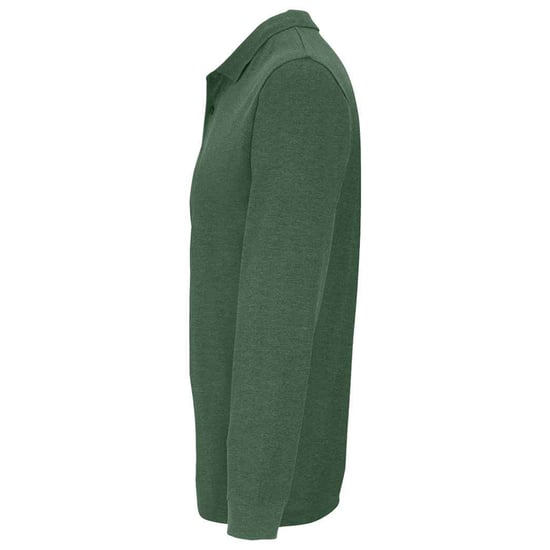 SOLS - "Planet" Poloshirt für Herren/Damen Unisex Langärmlig (Flaschengrün) - Image 3
