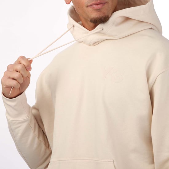 Men's Y-3 Classic Chest Logo Hoody in Natural