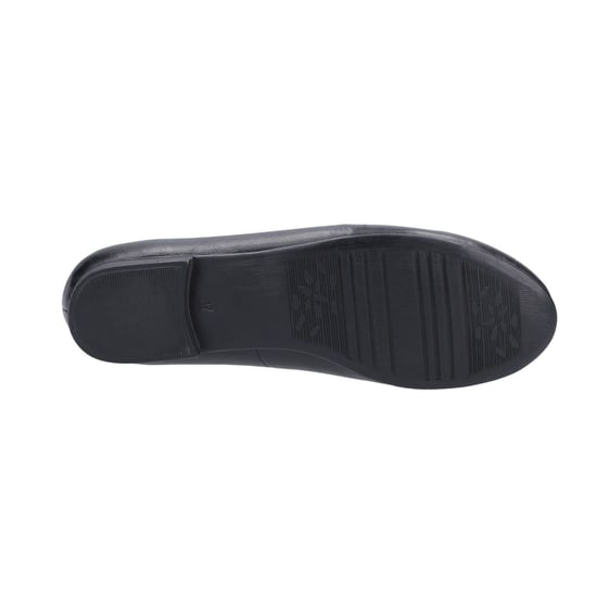 Hush Puppies Womens/Ladies Naomi Slip On Leder Ballett Pumpe (Schwarz) - Image 4