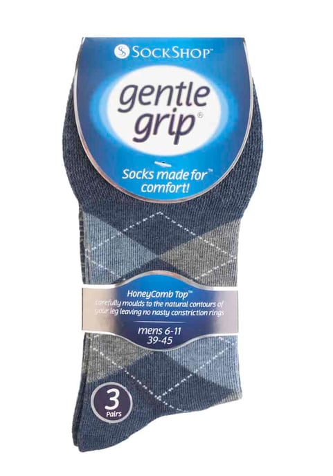 Gentle Grip - 6 Paar Herren Gentle Grip nicht elastische Socken - MGG38 - Image 2