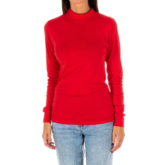 Long-sleeved T-shirt with half-high collar 1625-M women