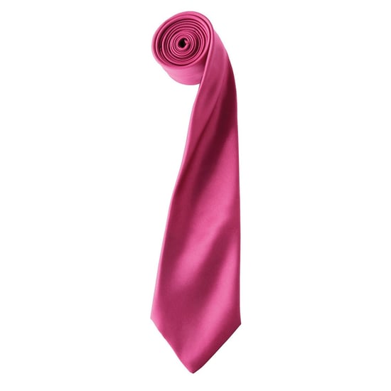 Premier - "Colours" Krawatte für Herren/Damen Unisex (Leuchtend Pink) - Image 1