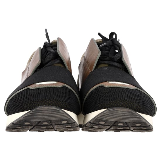 Balenciaga Race Runner Sneakers aus mehrfarbigem Leder und Wildleder - Image 3