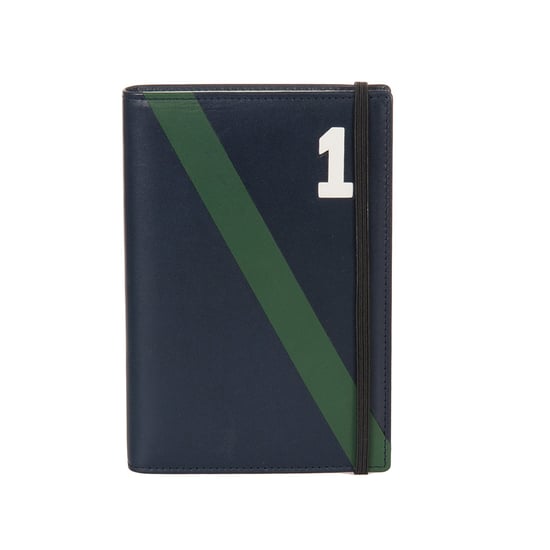 Leather cover notebook with rubber closure HM010086 man