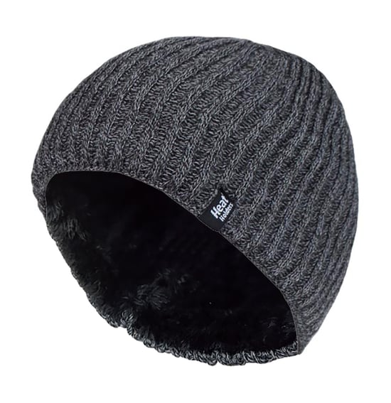 Heat Holders - Herren Fleece gefüttert Thermal Winter gestrickt Beanie Hut - Image 1