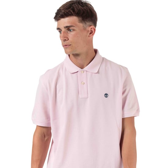 Men's Timberland Miller Rivers Polo Shirt in Pink
